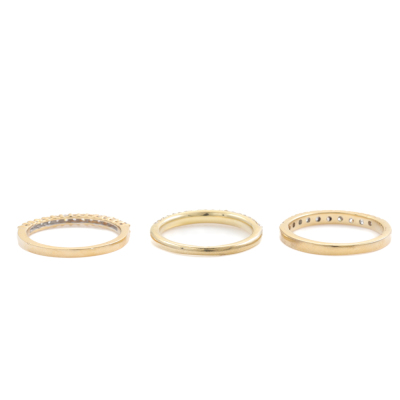 Set of Three Diamond Eternity Rings - 3