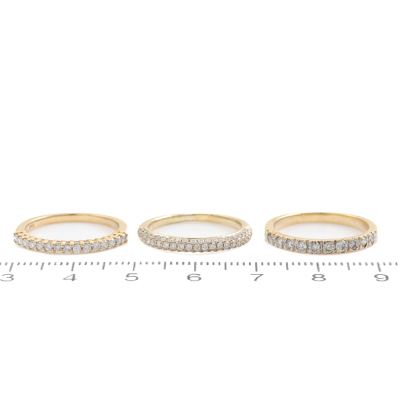 Set of Three Diamond Eternity Rings - 6