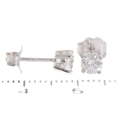 0.60ct Diamond Studs GIA D VS1 - 4