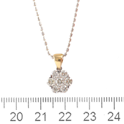 1.05ct Diamond Dress Pendant - 2