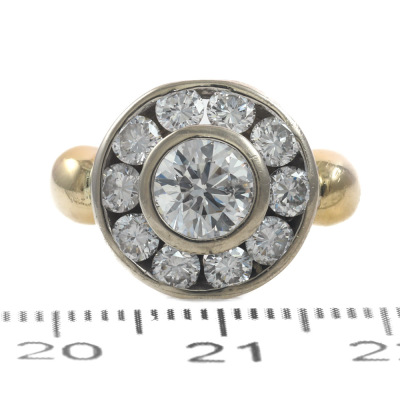 Diamond Halo Ring Totalling 2.00ct - 2