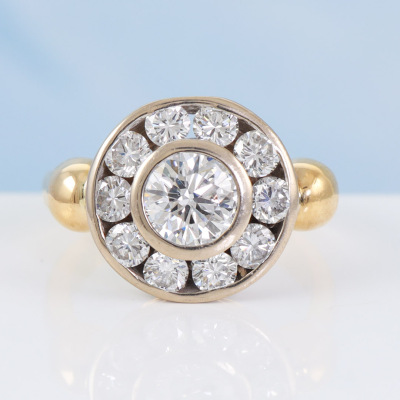 Diamond Halo Ring Totalling 2.00ct - 9