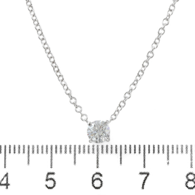 0.50ct Diamond Solitaire Pendant GIA E VVS1 - 2