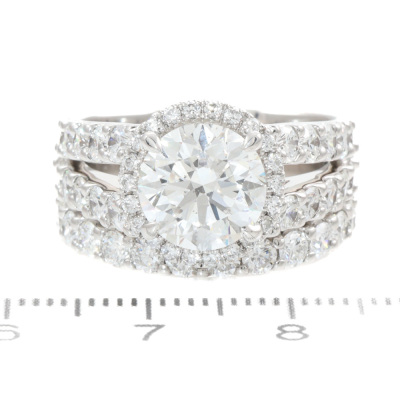 3.02ct Centre Diamond Ring GIA F VS2 - 2