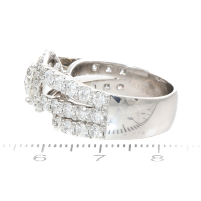 3.02ct Centre Diamond Ring GIA F VS2 - 3