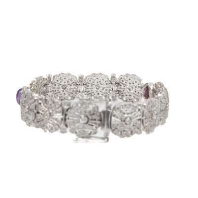 1.50ct Amethyst & Diamond Bracelet - 3