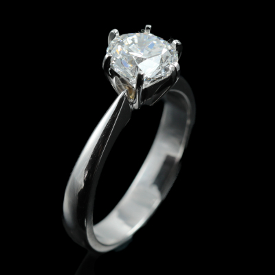 1.50ct Diamond Solitaire Ring GIA E VS1 - 7