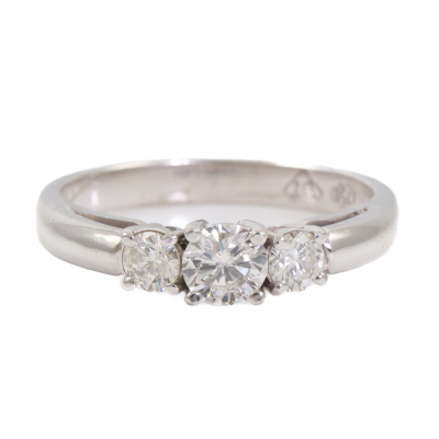 0.57ct Diamond Trilogy Ring