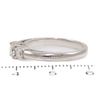 0.57ct Diamond Trilogy Ring - 3