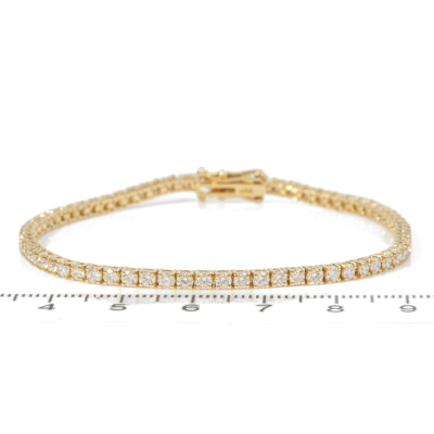 3.40ct Diamond Tennis Bracelet - 2