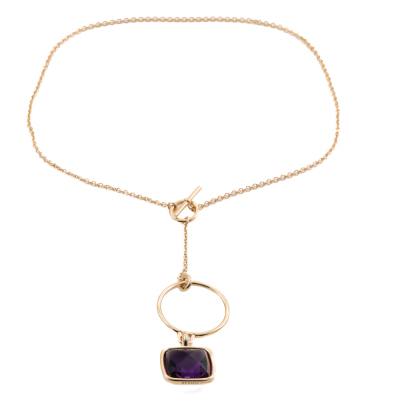 Hermes Amethyst Necklace