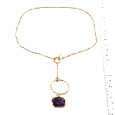 Hermes Amethyst Necklace - 3