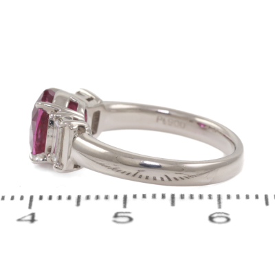 2.67ct Ruby and Diamond Ring - 3