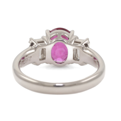 2.67ct Ruby and Diamond Ring - 5