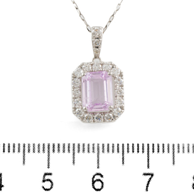 2.13ct Padparadscha Sapphire Pendant - 2