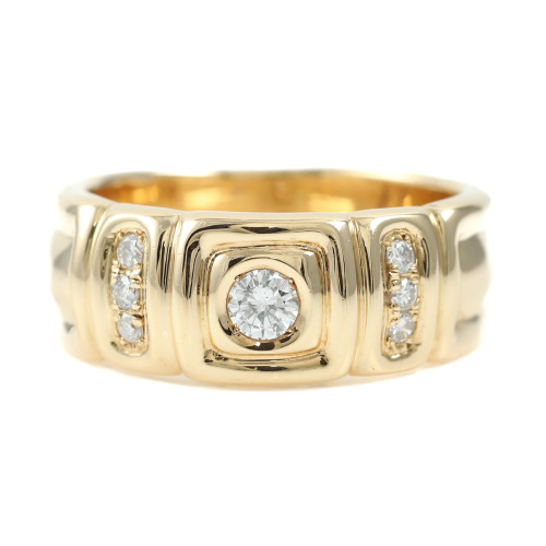 Mens Diamond Gold Ring 11.5g