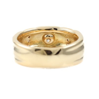 Mens Diamond Gold Ring 11.5g - 4