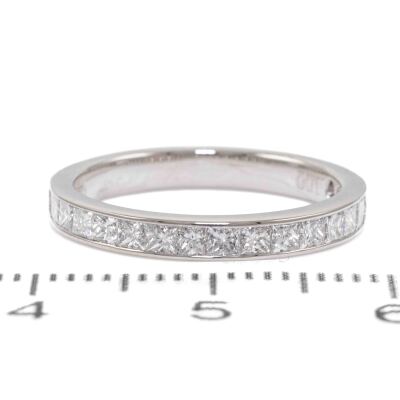 1.00ct Diamond Half Hoop Eternity Ring - 2