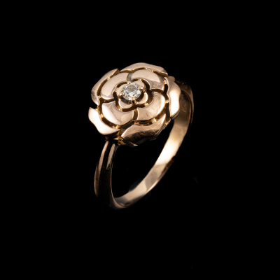 Chanel Camelia Diamond Ring - 7