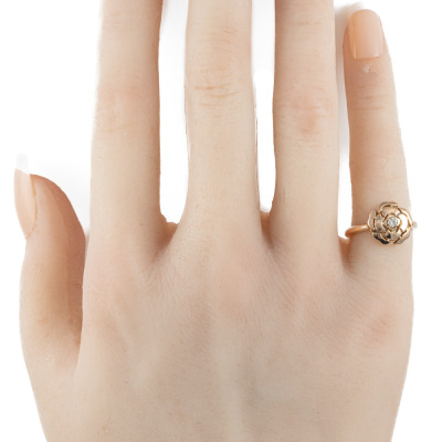 Chanel Camelia Diamond Ring - 8