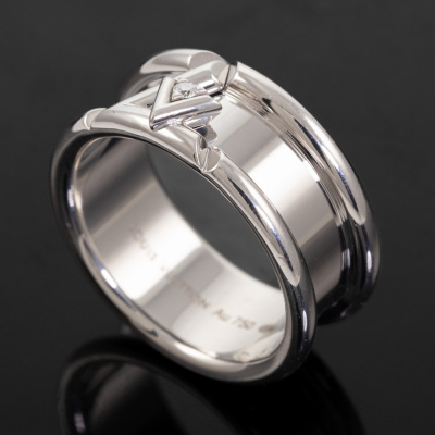 Louis Vuitton Volt One Band Diamond Ring - 6