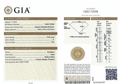 0.40ct loose Diamond GIA D VS1 - 2