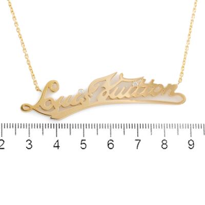 Louis Vuitton Signature Diamond Necklace - 3