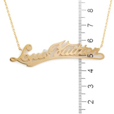 Louis Vuitton Signature Diamond Necklace - 5