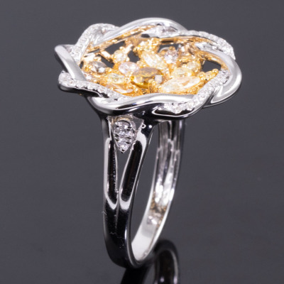 Fancy Colour Diamond Dress Ring - 6