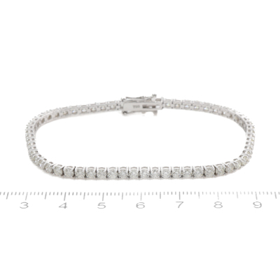 4.86ct Diamond Tennis Bracelet - 2