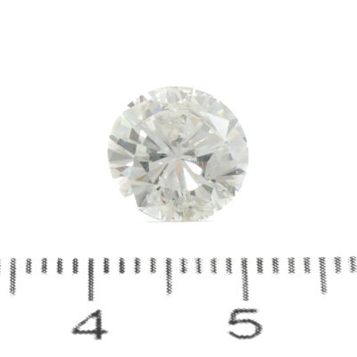 3.02ct loose Round Diamond GSL - 2