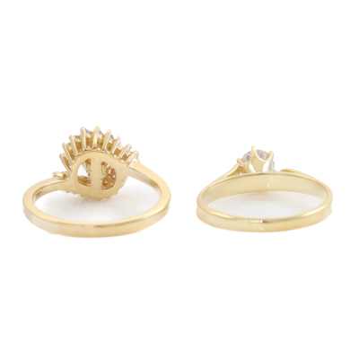 Set of Two Diamond Rings - 3