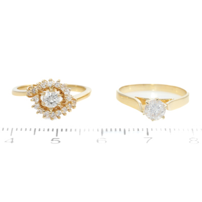 Set of Two Diamond Rings - 6