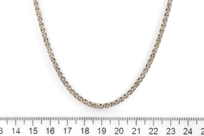 5.71ct Diamond Tennis Necklace - 2