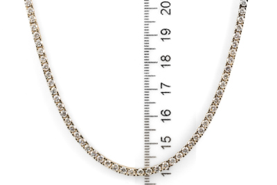 5.71ct Diamond Tennis Necklace - 3