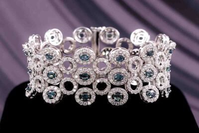 6.24ct Alexandrite & Diamond Bracelet - 6