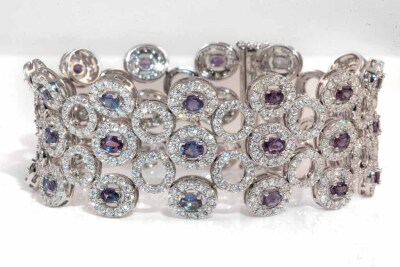 6.24ct Alexandrite & Diamond Bracelet - 8