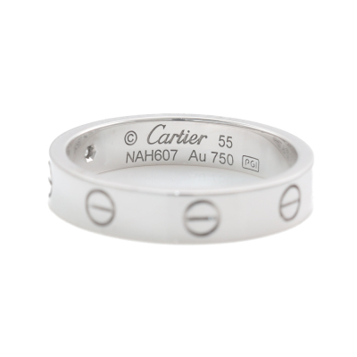 Cartier Love Wedding Band, 1 Diamond - 6