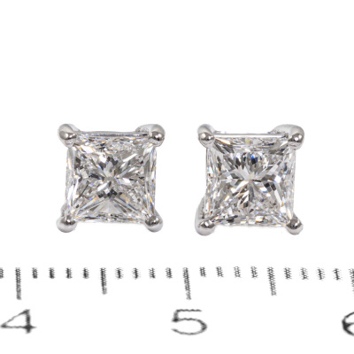 2.02ct Diamond Studs GIA E VS2-SI1 - 2