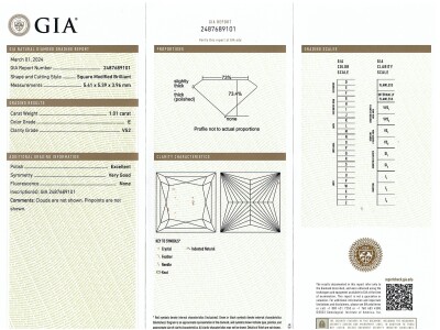 2.02ct Diamond Studs GIA E VS2-SI1 - 5