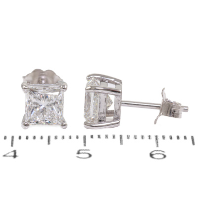 2.02ct Diamond Studs GIA E VS2-SI1 - 6