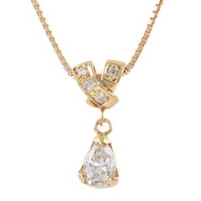 0.77ct Diamond Solitaire Pendant - 6