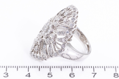 1.50ct Diamond Dress Ring Platinum 19.8g - 3