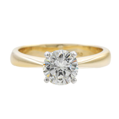 1.18ct Diamond Solitaire Ring GIA I VS2