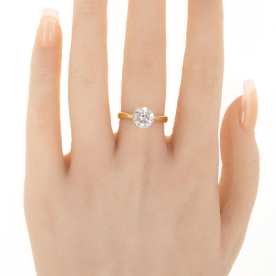 2.00ct Diamond Solitaire Ring GSL G P1 - 7