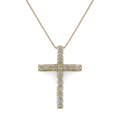 0.50ct Diamond Cross Pendant