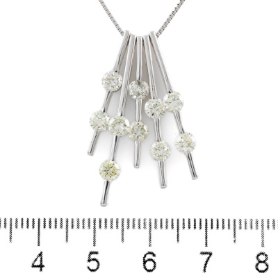 2.01ct Diamond Dress Pendant - 2