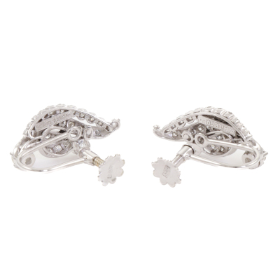 1.29ct Diamond Spray Earrings - 4