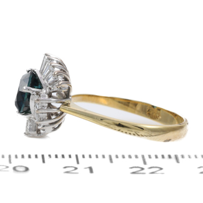 1.77ct Sapphire and Diamond Ring - 3