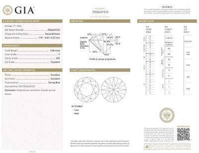 2.00ct Loose Round Diamond GIA F VS2 - 2